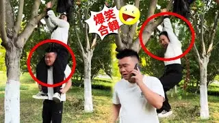 大哥別走啊，我還在樹上掛著！【赵娜娜】