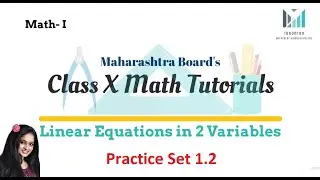 Maharashtra Board's Maths-I Topic 1) Practice set 1.2 Question 1 Video - 6