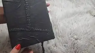 Handmade leather grimoire and notebooks