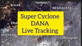 Super Cyclone DANA live Tracking | Severe Cyclonic Storm Dana | Landfall News | Hit Bhadrak,Odisha