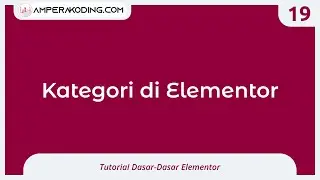 Kategori di Elementor