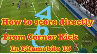 fifamobile 22 Tricks , How to score directly from corner kick !!