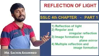 Physics SSLC kerala(english medium) | REFLECTION OF LIGHT - Part : 1 | Mr. Sachin Ahammed