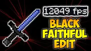Minecraft PvP Texture Pack - Black Faithful Edit (Resource Pack) FPS BOOST NO LAG 1.9/1.8/1.7