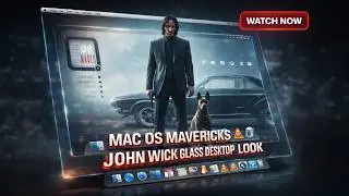 Make Windows 11 Look Like John Wick Glass UI 🔥 MacOS Dock + Launchpad Setup