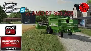 FARMING SIMULATOR 22 ON 2 GB VRAM  | R7 360 | 2GB + A8 7600 + 8GB RAM |