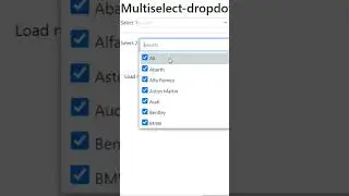 Create Multi Select Drop-down Using javascript