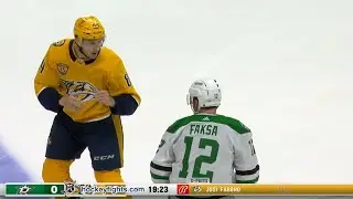 Radek Faksa vs Tanner Jeannot Feb 24, 2022