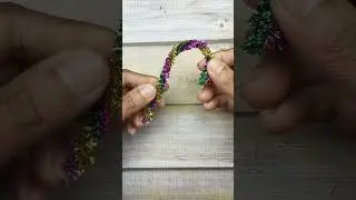 Chenille Wire Crafts For Christmas Decoration 