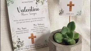 Souvenirs suculentas con estampitas