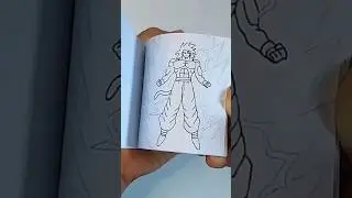 Flipbook Tutorial Super Saiyan 4 - Part. 2 #dragonball #songoku #dragonballgt