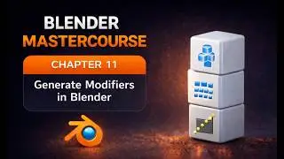 BLENDER MASTERCOURSE: Chapter-11: Generate Modifiers in Blender