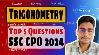 Trigonometry - Top Concepts asked in CPO 2024- Must do for SSC CGL Exam