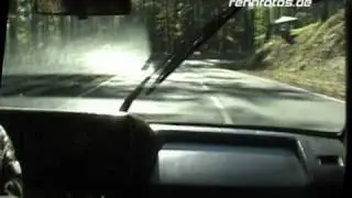Jürgen Fechter VW Golf 1 onboard Bergrennen Iberg 2010