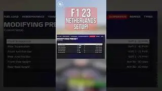 #F123 Dutch Setup! 🏎️ #shorts