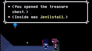 What happens if you beat Jevil with a full inventory?