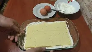 Сырная запеканка с лавашом за 5минут