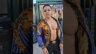 The Rock at Wrestlemania 40 cosplay edition #wwe #therock #shorts shorts