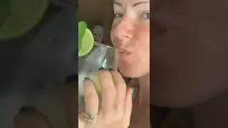 How do I like my drink on a hot day like this ?!