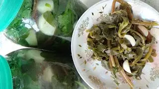 Сорняк ПОРТУЛАК (Semiz ot) стал вкусной закуской