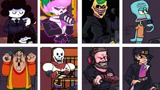 Friday Night Funkin’ - Dadbattle but every five seconds Daddy Dearest skin changes