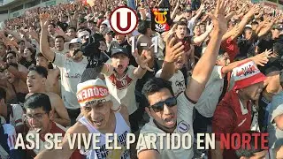 UNIVERSITARIO 1 VS MELGAR 1l Alentando desde la TRINCHERA NORTE l ermitañoclips