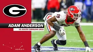 Adam Anderson (Georgia Edge) vs South Carolina 2021. #2022NFLDraft