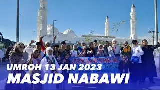 Masjid Nabawi Madinah | Umroh 13 Jan 2023 | Salma Tour #umrohsunnah #umrohterpercaya