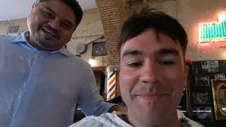 💈Hot Towel Wet Shave | Figaros Barbershop 📍Lisbon, Portugal [Unintentional ASMR]