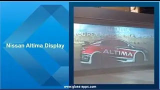 Glass Apps ® -Nissan Altima Display