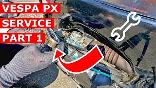 Maintenance on Vespa PX 200, Part 1 🛵 🛠