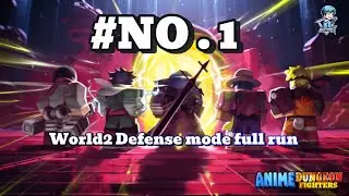 Anime Dungeon Fighters - World2 Defense mode full run