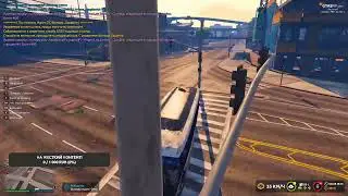 Работаю на автобуснике в GTA 5 RP целый час