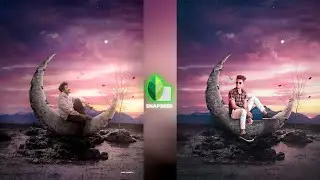 New Snapseed Creative Moon Photo Editing 