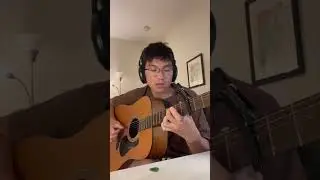 “the beginning” on an acoustic  sounds so comforting #acousticguitar #shorts #fyp #indie