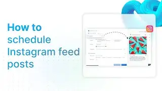 How to schedule Instagram feed posts | ContentStudio