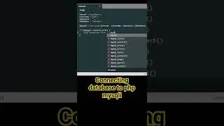 Connecting Database To PHP MYSQLI 