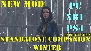 Fallout 4: New Mod - Companion Mod + Unique Weapon (PS4, XB1, PC)