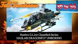🍂 FALL FUNDRAISER 🍂 HASBRO G.I.JOE CLASSIFIED SERIES HasLab Dragonfly Unboxing