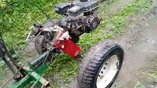 авто руль на мотоблок получился тракторок