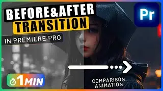 How to Create a Before and After Comparison ANIMATION Effect in Premiere Pro