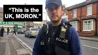 Deluded Sovereign Citizen finds out the HARD way US laws don't apply in the UK and it's HILARIOUS!!