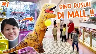 VIRAL ! DINOSAURUS RAKSASA MASUK MALL, MAIN MESIN CAPIT BONEKA DI TIMEZONE PART 1 | CnX Adventurers