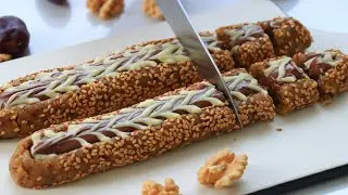 If you have dates and walnuts at home, it is very easy to do! 5 Minutes with Dates and Walnuts