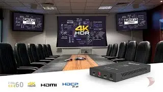 4K 4:4:4 60Hz In-Line HDMI Scaler with Audio Breakout - CON-H2-SCL