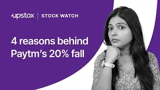 Why did Paytm crash 20% today? | Paytm share down | Paytm share news today | 