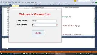 How to Create Login Form 02/02  || In C# Windows Form ||