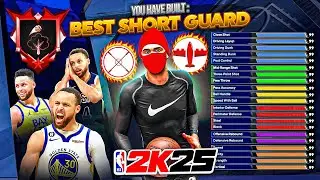 GAME BREAKING 6'2 POINT GUARD BUILD THAT WILL DESTROY NBA 2K25 (99 THREE + 99 DUNK + 99 BALL HANDLE)