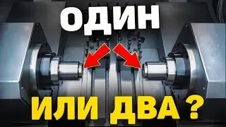 Токарная обработка детали в ДВУХШПИНДЕЛЬНОМ станке с ЧПУ