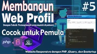 Web Profil - Membuat menu edit dan hapus dalam tabel admin (Bagian5)